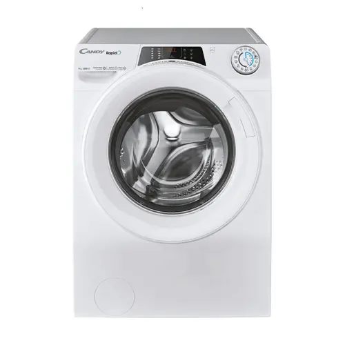 Masina de spalat rufe cu incarcare frontala Candy RapidÓ RO 1294DWMT/1-S, 9 kg, 1200 RPM, Clasa A, 16 Programe (Alb)