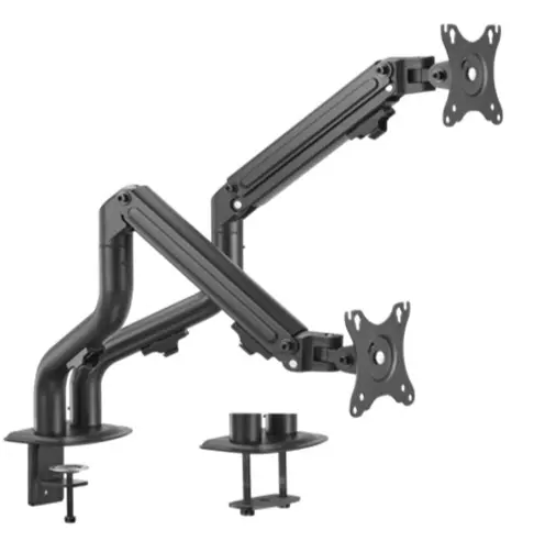 Suport 2 monitoare birou Gembird MA-DA2-02, 17inch-32inch, 8 kg (Negru)