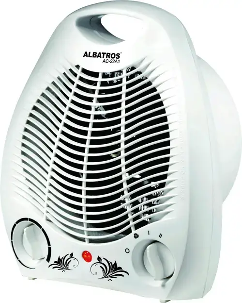 Aeroterma Albatros AC-22A1, Putere maxima 2000 W, 2 Trepte de viteza, Protectie Supraincalzire (Alb)