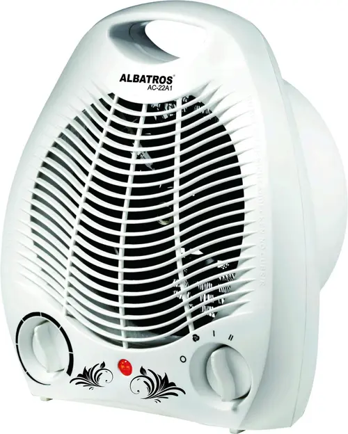Aeroterma Albatros AC-22A1, Putere maxima 2000 W, 2 Trepte de viteza, Protectie Supraincalzire (Alb)