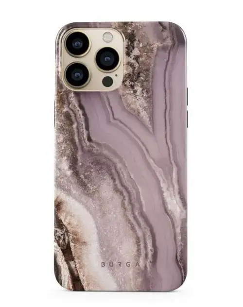 Protectie Spate Burga Dual Layer Golden Taupe pentru Apple iPhone 13 Pro (Multicolor)