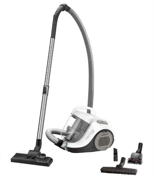 Aspirator fara sac Rowenta Swift Power Cyclonic RO2957EA, 750W, Clasa A, tehnologie ciclonica (Alb/Negru)