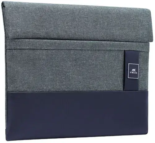 Husa laptop RivaCase Sleeve 8803, 13.3inch (Gri/Albastru)