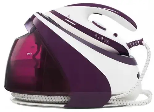 Statie de calcat Heinner HIS-D3007IX, Talpa ceramica, 7 bar, 1.8L, 3000W (Alb/Mov)