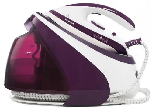 Statie de calcat Heinner HIS-D3007IX, Talpa ceramica, 7 bar, 1.8L, 3000W (Alb/Mov)