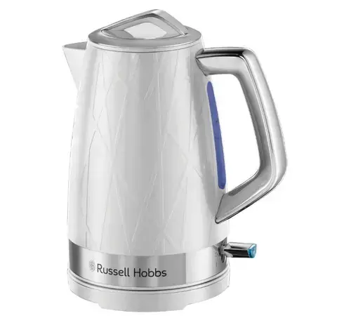 Fierbator Russell Hobbs Structure 28080-70, 2400 W, 1.7 L, Fierbere rapida (Alb/Argintiu)