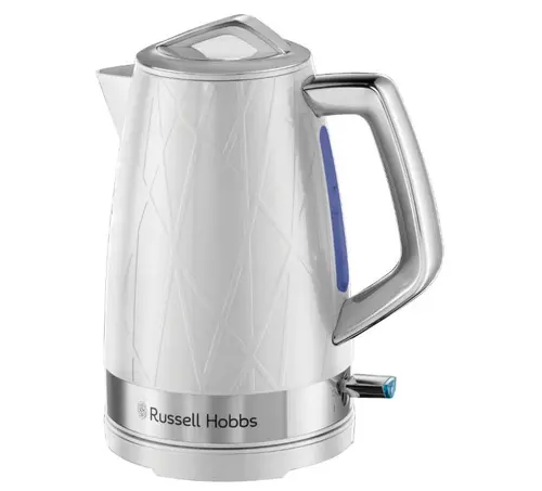 Fierbator Russell Hobbs Structure 28080-70, 2400 W, 1.7 L, Fierbere rapida (Alb/Argintiu)