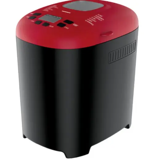 Masina de paine Heinner HBM-915BKR, 900 g, 550 W, 15 Programe (Negru/Rosu)