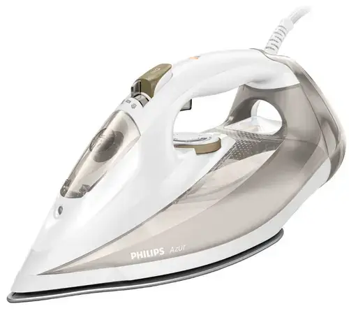 Fier de calcat Philips Azur GC4552/00, 2400 W, Jet abur 210 g/min, Talpa SteamGlide (Alb/Bej)
