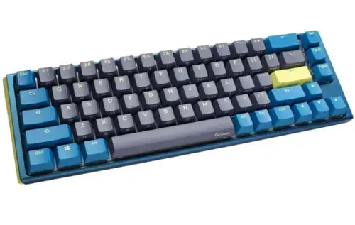 Tastatura Gaming Mecanica Ducky One 3 Daybreak SF Cherry MX Clear RGB LED, USB, Layout US (Albastru)