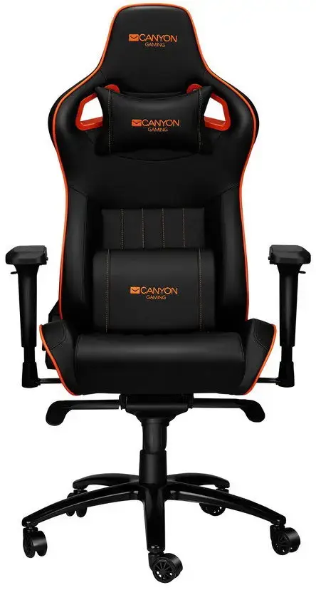 Scaun Gaming Canyon Corax (Negru/Portocaliu)