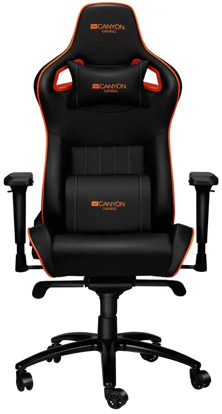 Scaun Gaming Canyon Corax (Negru/Portocaliu)