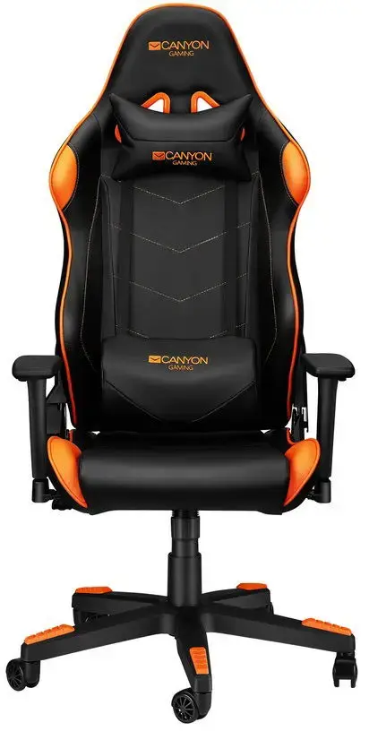 Scaun Gaming Canyon Deimos (Negru/Portocaliu)
