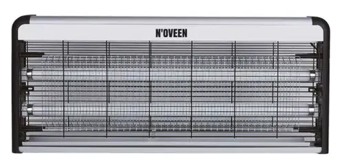 Lampa electrica anti-insecte Noveen IKN240 Economic, 2 x UV, 40 W, 3000 V (Negru/Argintiu)