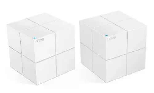 Sistem Router Wireless mesh Tenda Nova MW6, Gigabit, Dual Band, Kit cu 2 noduri wireless, 1200 Mbps (Alb)