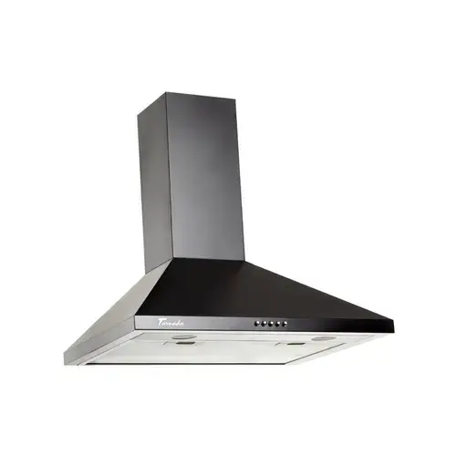 Hota tip Cupola Tornado Kent 750 (50) LED, 1 motor Turbo, latime 50 cm, 3 viteze, absorbtie 750 m3/ora, filtru anti-grasimi aluminiu 5 straturi (Negru)