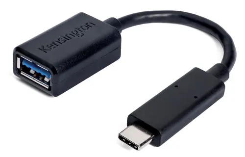 Adaptor KENSINGTON CA1000, USB 3.1 Type-C - USB 3.0 (Negru)