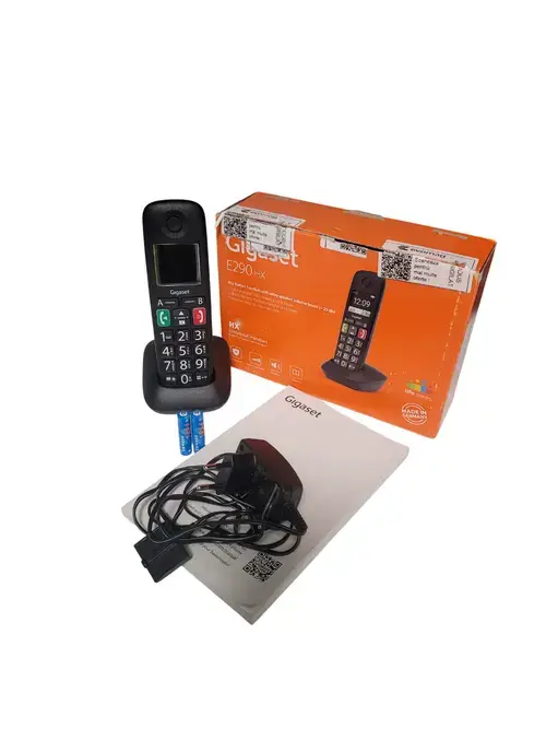 Telefon Gigaset E290HX, DECT, GAP, CAT iq 2.0, 10 ore (Negru)
