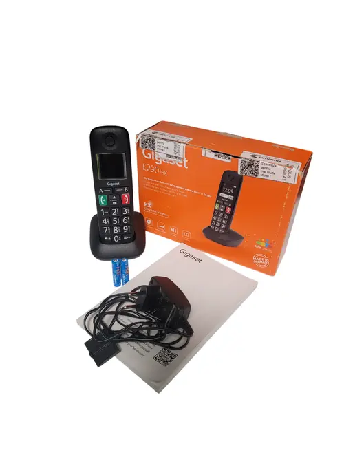 Telefon Gigaset E290HX, DECT, GAP, CAT iq 2.0, 10 ore (Negru)