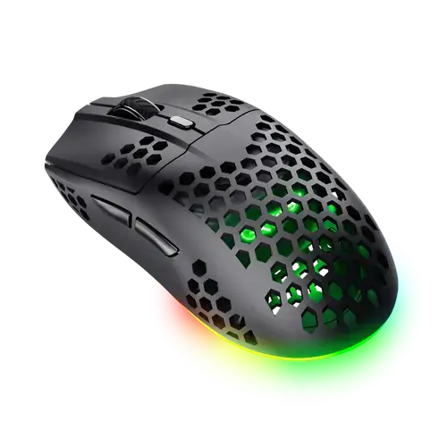 Mouse Gaming Wireless Trust GXT 929 Helox, 4800 DPI, Iluminare RGB (Negru)