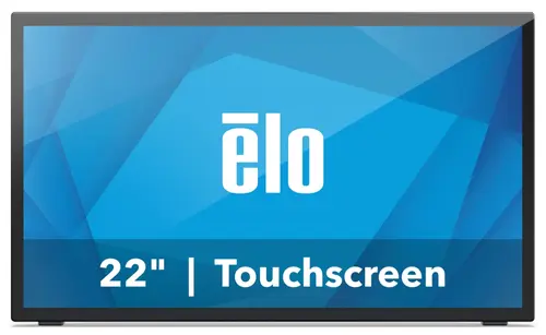 Monitor LED Elo 21.5inch 2270L, Full HD (1920 x 1080), VGA, HDMI, DisplayPort, Touchscreen, Boxe (Negru)
