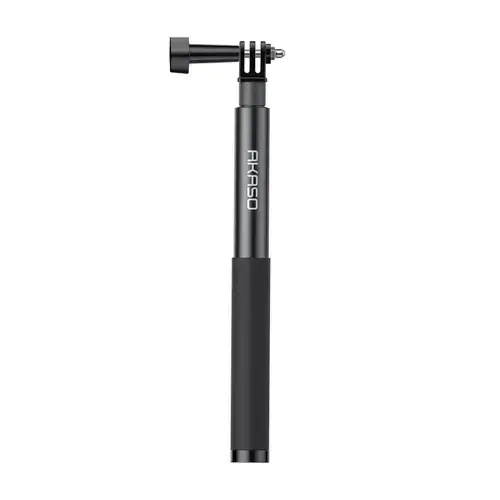 Selfie stick pentru camera video de actiune AKASO, SYAC0094-BK, 7 trepte ajustare, 1.2m (Negru)