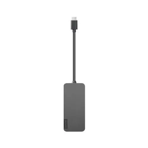 Hub USB Lenovo GX90X21431, USB Type-C, 4x USB-A (Negru)