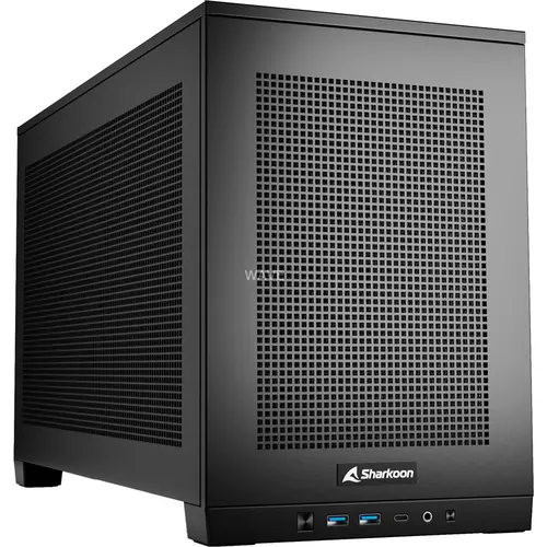 Carcasa PC Sharkoon Rebel C20, Mini Tower, Mini-ITX (Negru)
