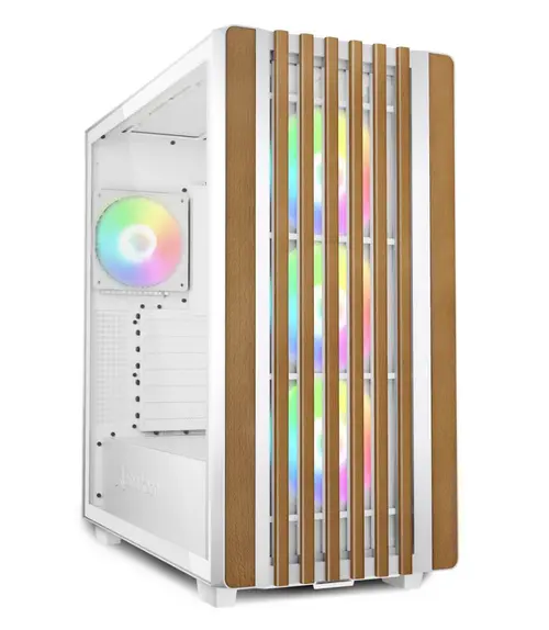 Carcasa Sharkoon Rebel C70G, Middle Tower ATX, RGB (Alb/Maro)