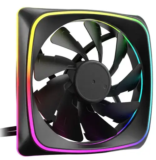 Ventilator Sharkoon Lights, PWM, RGB, 120mm (Negru)