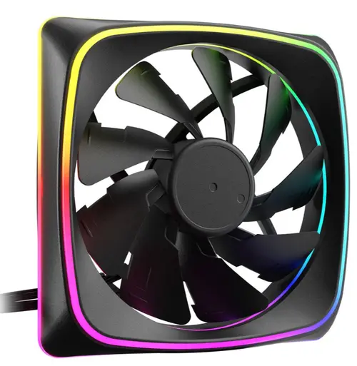 Ventilator Sharkoon Lights, PWM, RGB, 120mm (Negru)