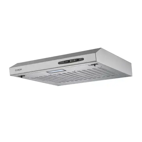 Hota incorporabila Candy CFT610/5S/1, 209 m³/h, 3 viteze, LED, 1 motor, Clasa C, Latime 60 cm (Argintiu)
