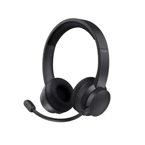 Casti cu microfon Trust Ayda WS ENC, Jack 3.5 mm /Bluetooth, Negru