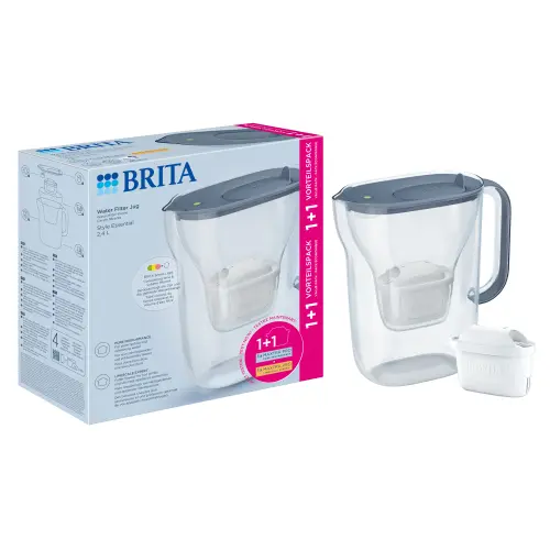 Cana filtranta BRITA Style 2,4 L + 2 filtre Maxtra Pro (Albastru)