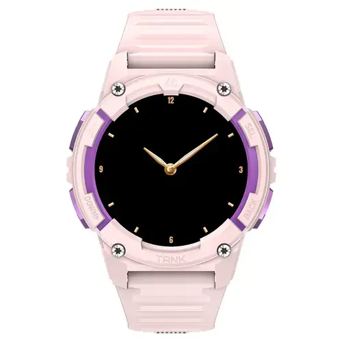 Smartwatch Kospet Tank S2, Ecran AMOLED 1.32inch, Bluetooth, GPS, Monitorizare ritm cardiac, Inregistrare Somn, 5 ATM (Roz)