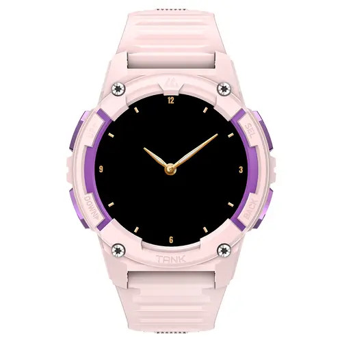 Smartwatch Kospet Tank S2, Ecran AMOLED 1.32inch, Bluetooth, GPS, Monitorizare ritm cardiac, Inregistrare Somn, 5 ATM (Roz)