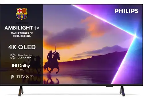 Televizor QLED Philips 109 cm (43inch) 43PUS8510/12, Ultra HD 4K, Smart TV, Ambilight TV, WiFi