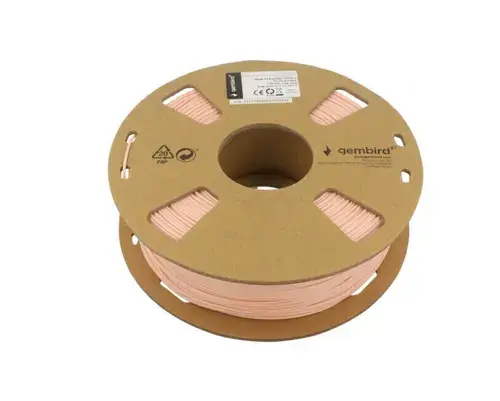 Filament Gembird 3DP-PLA-01-MTP, PLA, Mat, 1.75mm, 1kg (Roz)