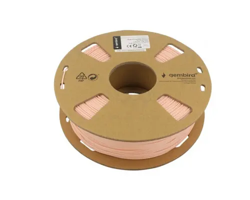 Filament Gembird 3DP-PLA-01-MTP, PLA, Mat, 1.75mm, 1kg (Roz)