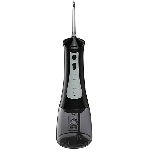 Irigator Lafe CleanPRO Black, 5 moduri de functionare, cu 6 rezerve diferite (Negru)