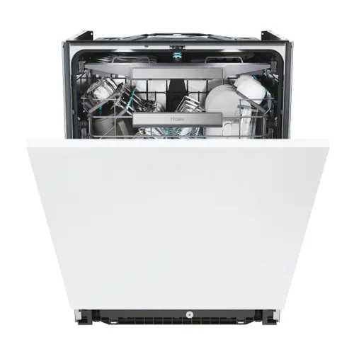 Masina de spalat vase incorporabila HAIER XS 4A4M4PB, 14 seturi, 10 programe, 60 cm, Clasa A, Inverter, Wi-Fi (Alb)
