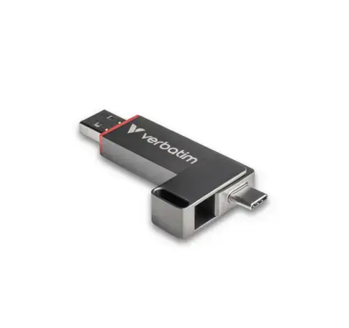 Stick Memorie Verbatim 32042, 512GB, USB-C / USB-A (Argintiu)