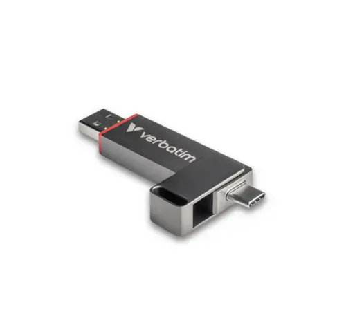 Stick Memorie Verbatim 32042, 512GB, USB-C / USB-A (Argintiu)