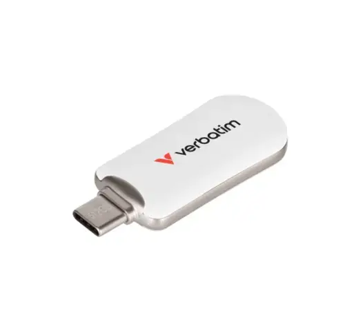 Stick Memorie Verbatim Plectra, 512GB, USB-C (Alb)