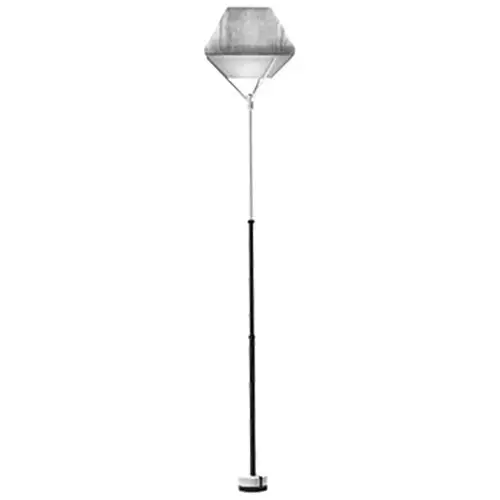 Lampadar LED Allocacoc LightShade Tulip Standing, 4.5W, 450 lm, lumina alba calda (2700K), inaltime ajusatabila 81.5-165.5 cm (Gri)