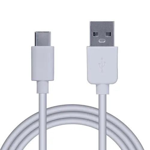 Cablu de date Spacer, USB 3.0 (T) la Type-C (T), PVC 2.1A, retail pack, 0.5m, Alb