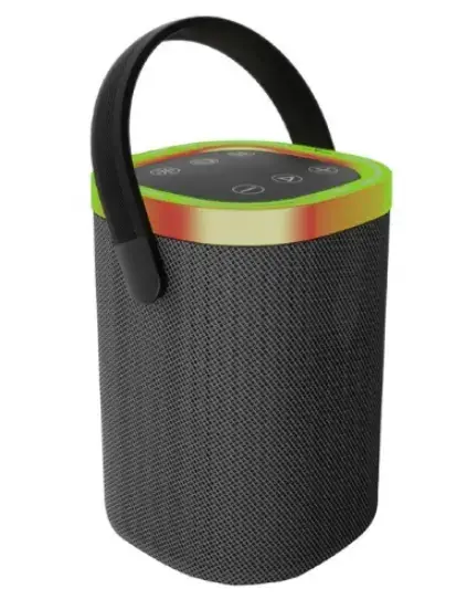 Boxa Portabila Gembird SPK-BT-LED-06, Bluetooth, 10 W (Negru)