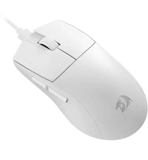Mouse gaming Redragon K1ng 1K, Wired, USB (Alb)