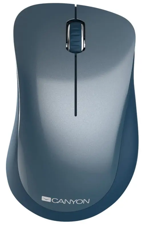 Mouse Wireless Canyon CNE-CMSW11, USB (Albastru)