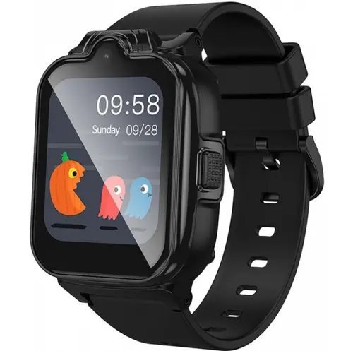 Smartwatch HOCO Y104 Kids Call, Ecran HD 1.69inch, Camera 8MP, GPS, Wi-Fi, IP65, 4G microSIM (Negru)